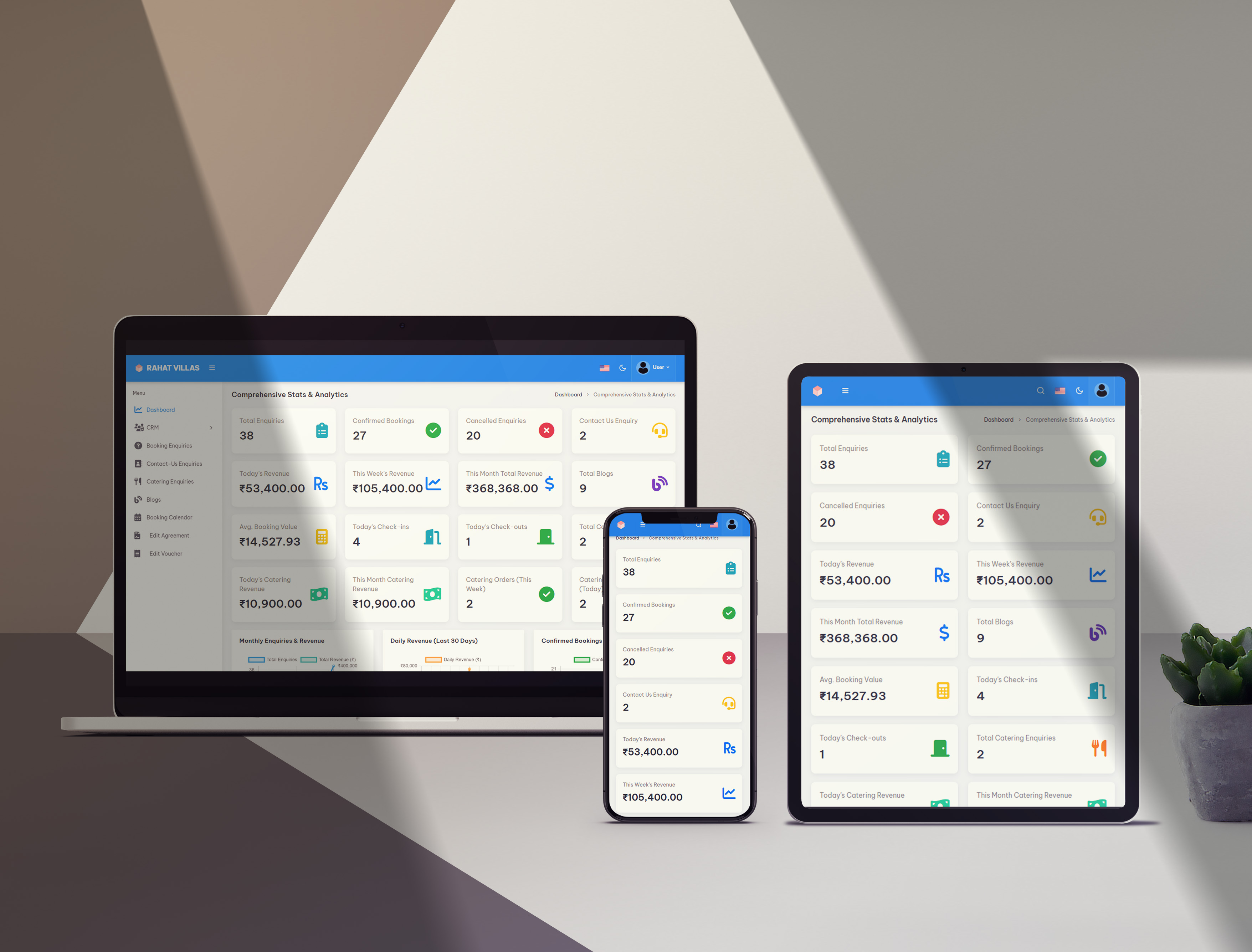 Home Stay Management Dashboard
